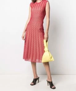 Fendi open-knit midi dress