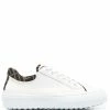 Fendi FF-trim leather sneakers