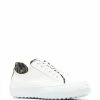 Fendi FF-trim leather sneakers
