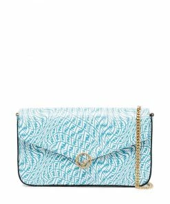 Fendi FF Vertigo-print clutch bag