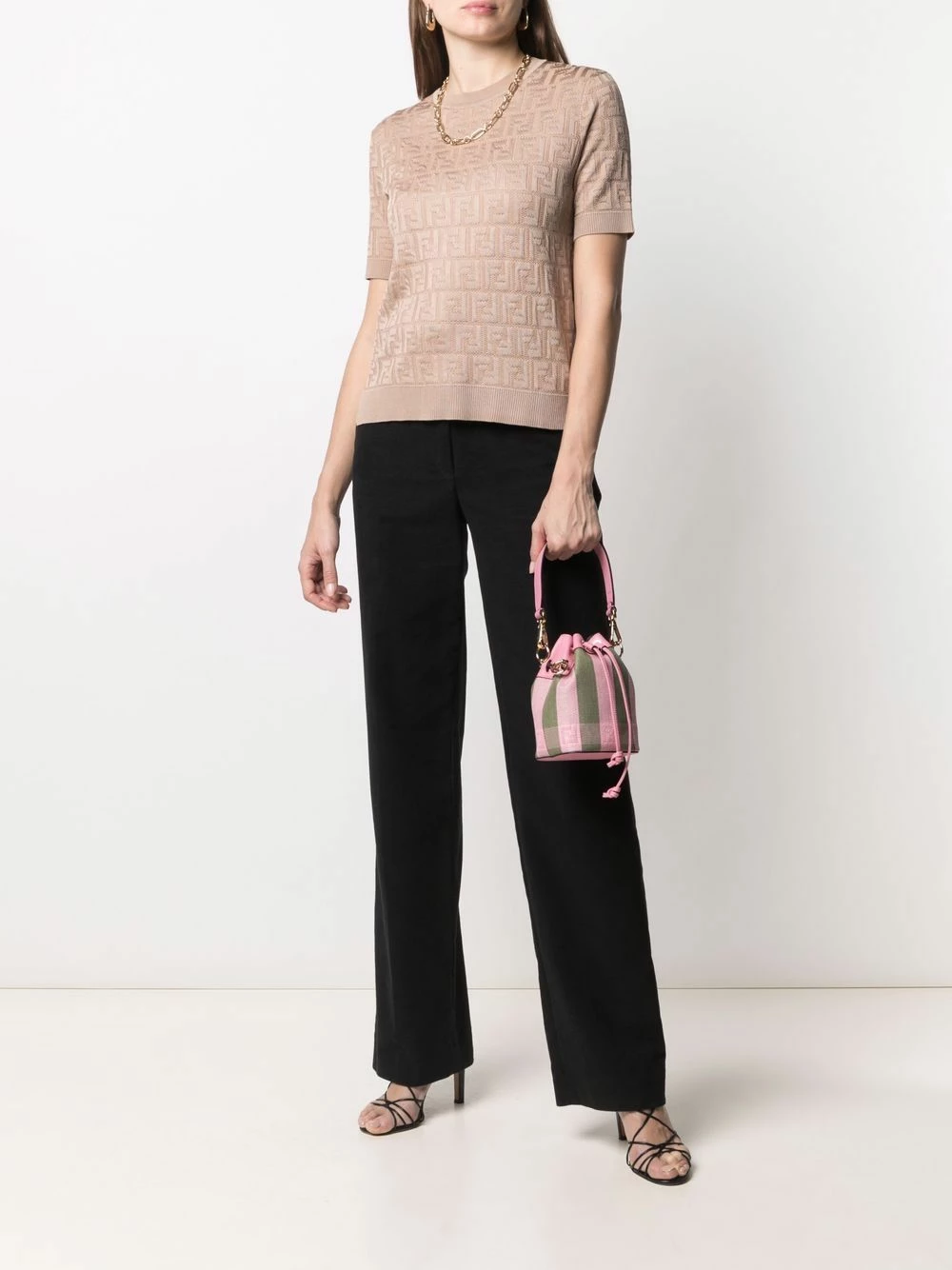 Best reviews of β Fendi FF pattern knitted top knitted tops of women π 4 Fendi FF pattern knitted top