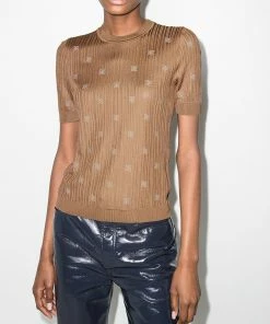 Fendi FF Karligraphy knitted T-shirt