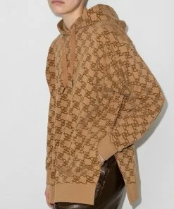 Fendi Karligraphy oversized cotton hoodie