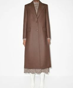 Fendi single-breasted wool coat
