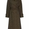 Fendi FF-logo double-breasted trench coat