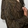 Fendi FF-logo double-breasted trench coat
