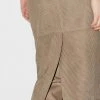 Fendi ribbed-effect leather pencil skirt