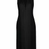 Fendi sleeveless V-neck midi dress