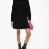 Fendi logo-embroidered hooded minidress