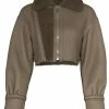 Discount β¨ Fendi Oversized aviator cropped jacket cropped jackets of women π 2 Fendi oversized aviator cropped jacket