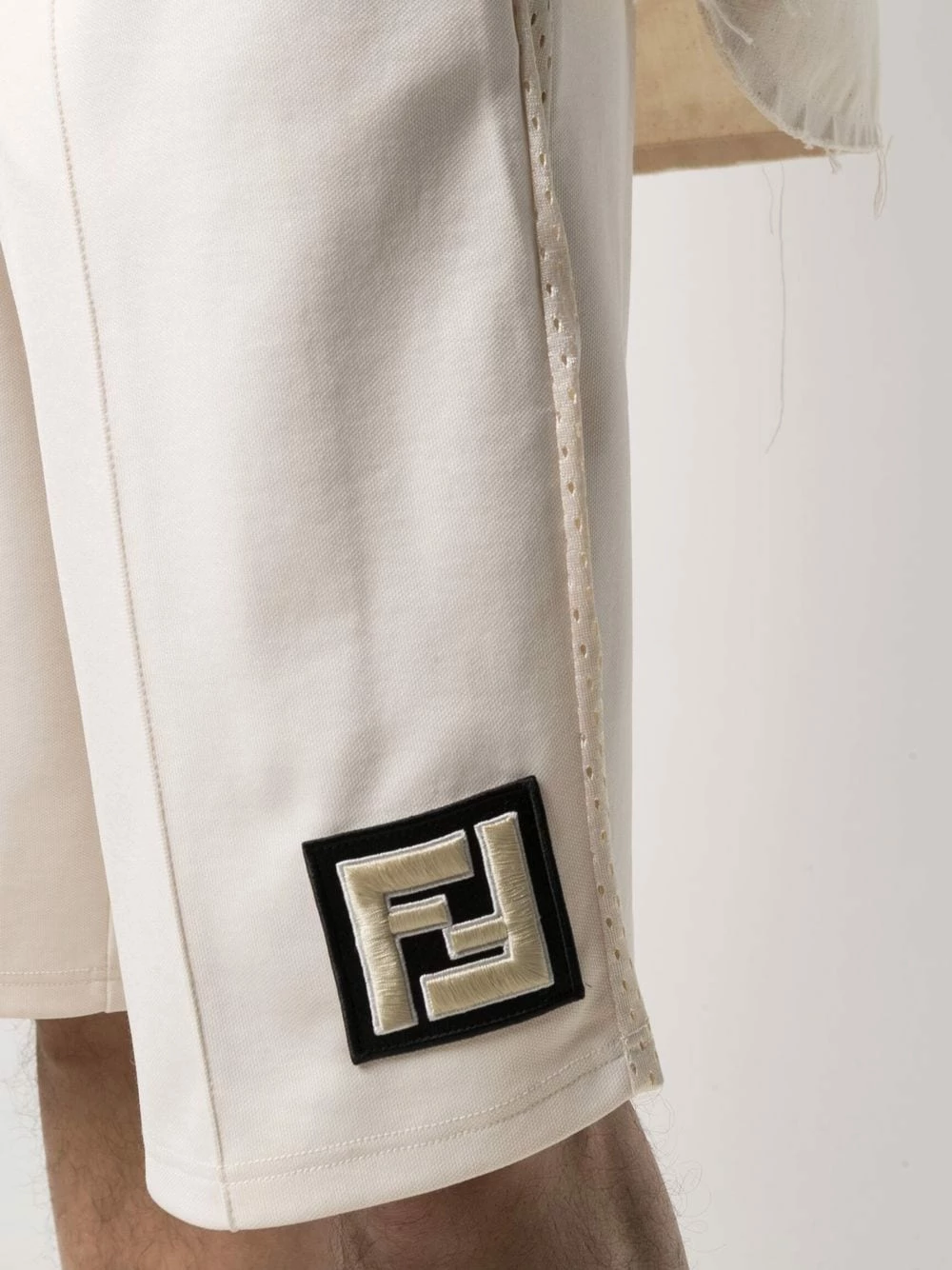 Outlet π Fendi FF logo patch track shorts track & running shorts of men π₯ 7 Fendi FF-logo patch track shorts