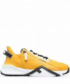 Fendi logo-print low-top sneakers