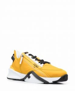 Fendi logo-print low-top sneakers