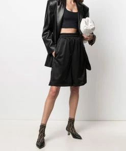 Fendi high-waisted knee-length shorts