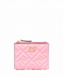 Fendi FF-embossed leather wallet