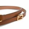 Fendi logo-plaque belt