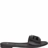 Fendi FF logo plaque sandals