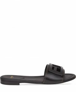 Fendi FF logo plaque sandals