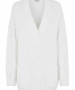 Fendi FF-embossed convertible cardigan