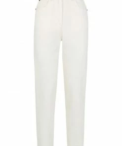 Fendi embossed logo straight-leg jeans