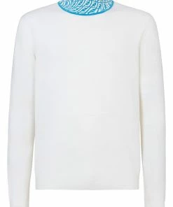 Fendi monogram mock neck jumper