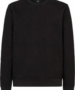 Fendi quilted FF Fish-Eye motif sweatshirt
