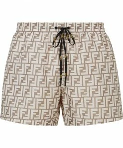 Fendi monogram pattern swimming shorts