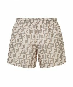 Fendi monogram pattern swimming shorts