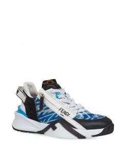 Fendi panelled low-top sneakers