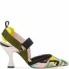 Fendi Colibri FF-motif slingback pumps