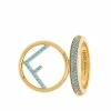 Buy β Fendi FF embellished ring rings of women π 1 Fendi FF embellished ring