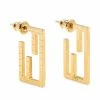 Fendi small baguette earrings