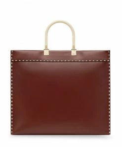 Fendi Sunshine stitch detailing tote bag