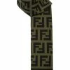 Fendi oversized FF motif rectangular scarf
