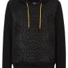 Fendi monogram pattern hooded sweatshirt