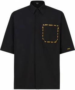 Fendi chest-pocket short-sleeve shirt