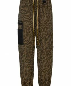 Fendi distorted monogram track trousers