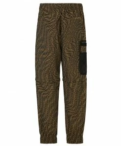 Fendi distorted monogram track trousers