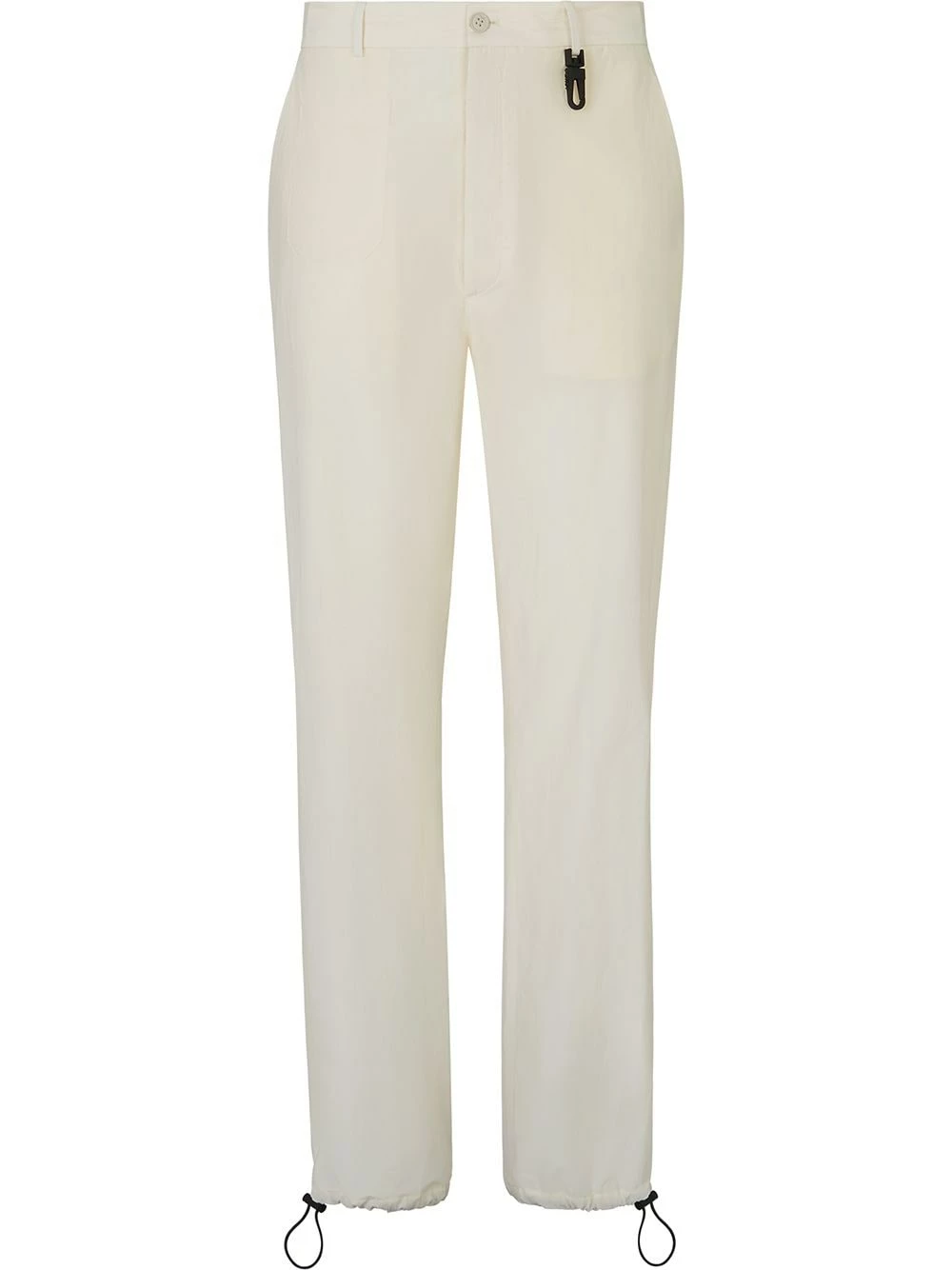 Best Sale 𧨠Fendi Toggle fastened hem trousers regular-fit & straight leg pants of men π 3 Fendi toggle fastened hem trousers