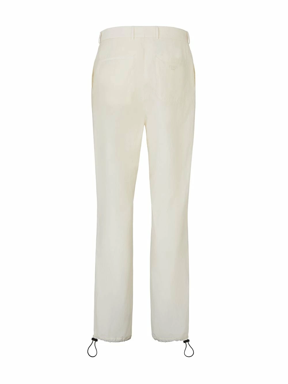 Best Sale 𧨠Fendi Toggle fastened hem trousers regular-fit & straight leg pants of men π 4 Fendi toggle fastened hem trousers