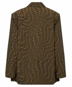 Fendi monogram pattern shirt jacket