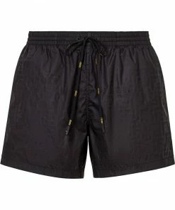 Fendi FF-print swim shorts