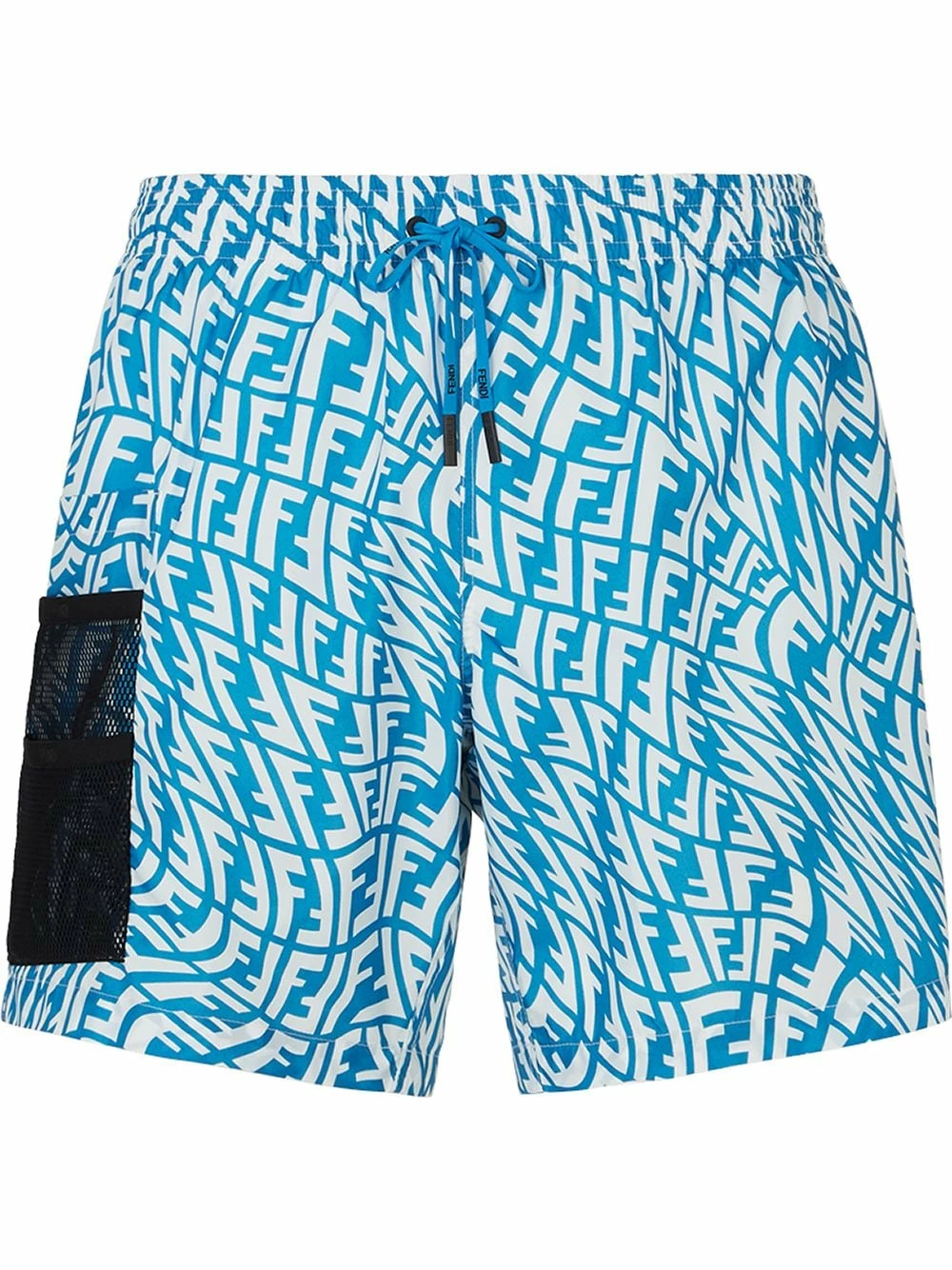 Wholesale 💯 Fendi FF Vertigo print swim shorts swim & board shorts of men 🥰 3 Fendi FF Vertigo print swim shorts