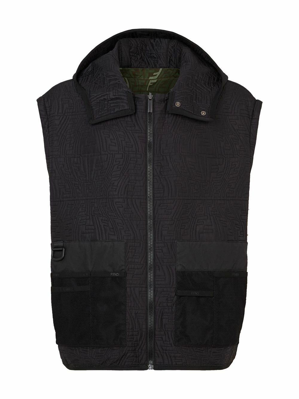 Wholesale π― Fendi Reversible hooded jacket hooded jackets of men βοΈ 6 Fendi reversible hooded jacket