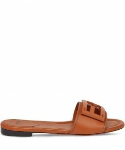 Fendi FF Baguette logo slides
