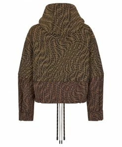 Fendi convertible FF-print windbreaker
