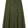 Best Sale 𧨠Fendi FF embroidered pleated π skirt pleated π skirts of women β€οΈ 1 Fendi FF-embroidered pleated skirt