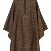 Coupon β¨ Fendi FF motif hooded cape capes of women β 1 Fendi FF-motif hooded cape