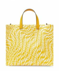 Fendi monogram-print shopping bag