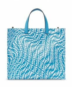 Fendi small FF Vertigo print glazed canvas tote bag